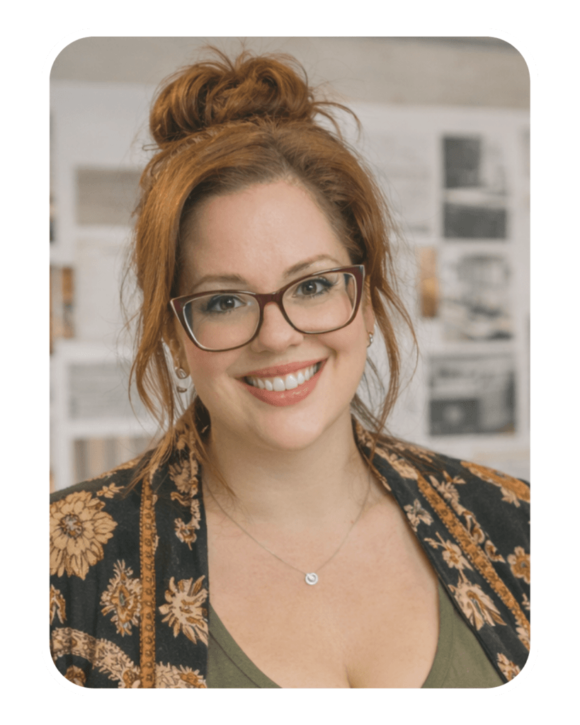 Founder Candace of Spaces by Candi, professional kitchen designer specializing in virtual kitchen design services